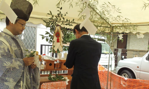 地鎮祭写真