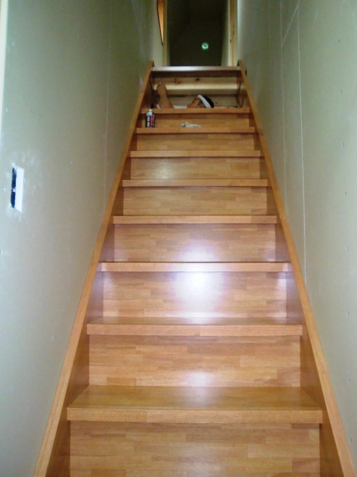 品川区小山K邸 階段工事 木工事