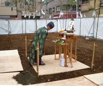 ニコマビル　地鎮祭