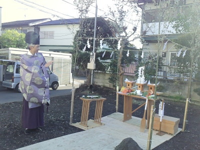 世田谷区Ｙ邸　地鎮祭