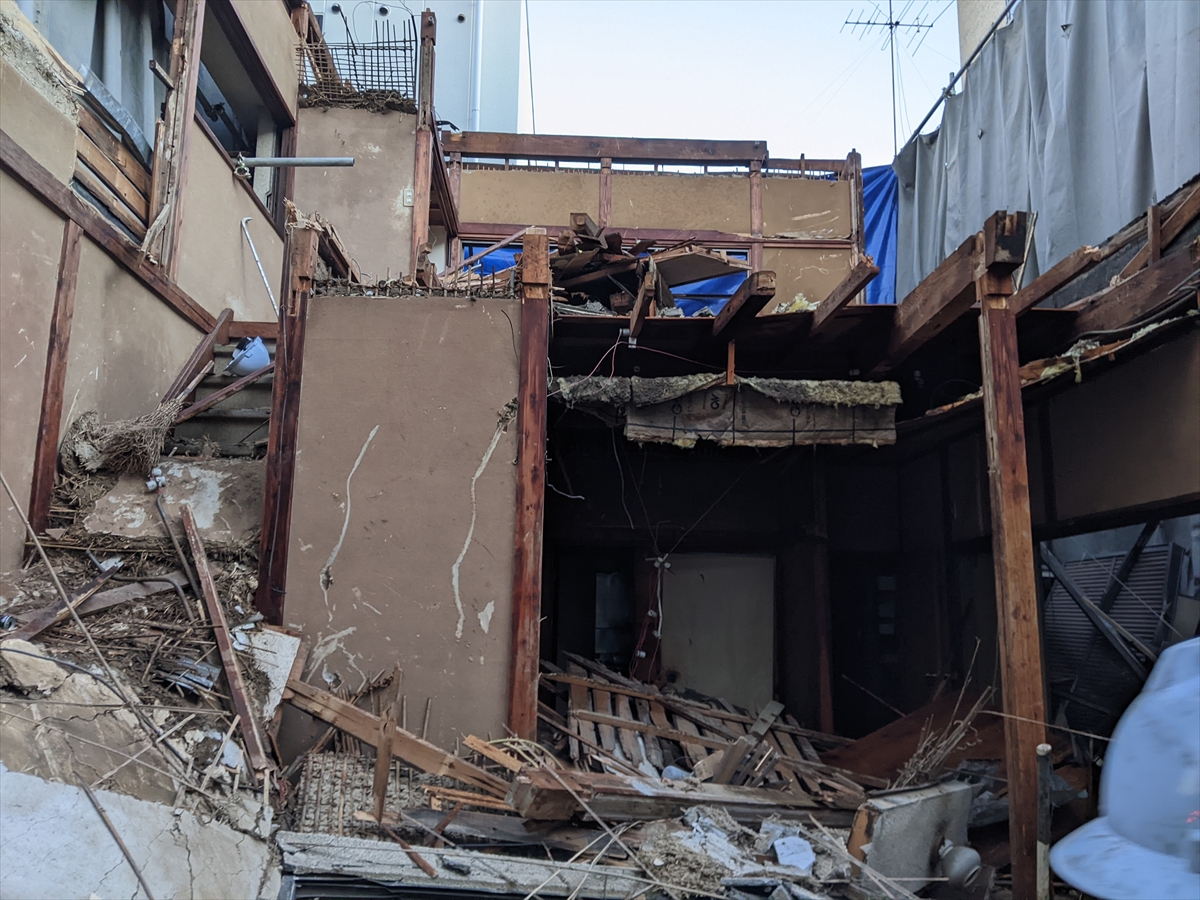 コトブキホームビルダー品川区M邸　解体完了