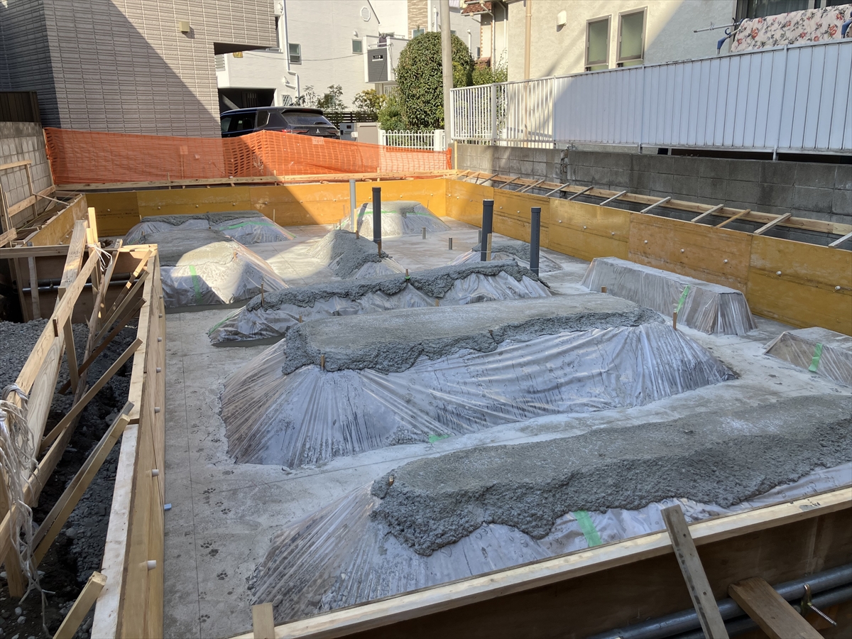 コトブキホームビルダー目黒区A邸AP基礎工事